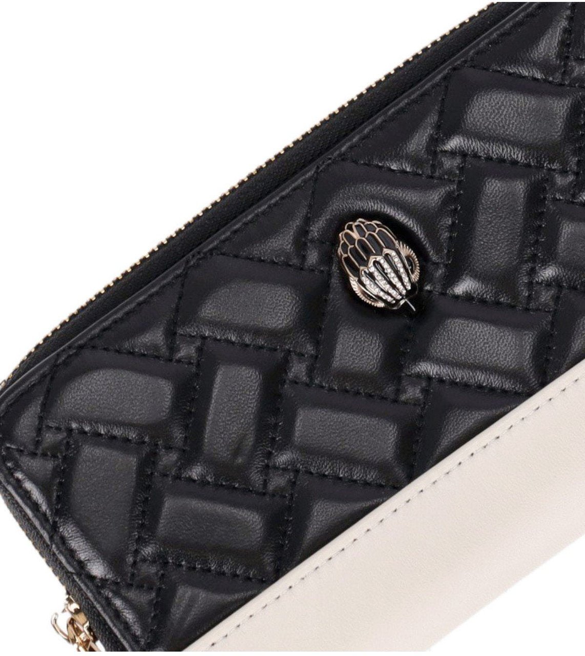 Kurt Geiger London KURT GEIGER KENSINGTON WHITE WALLET Zwart