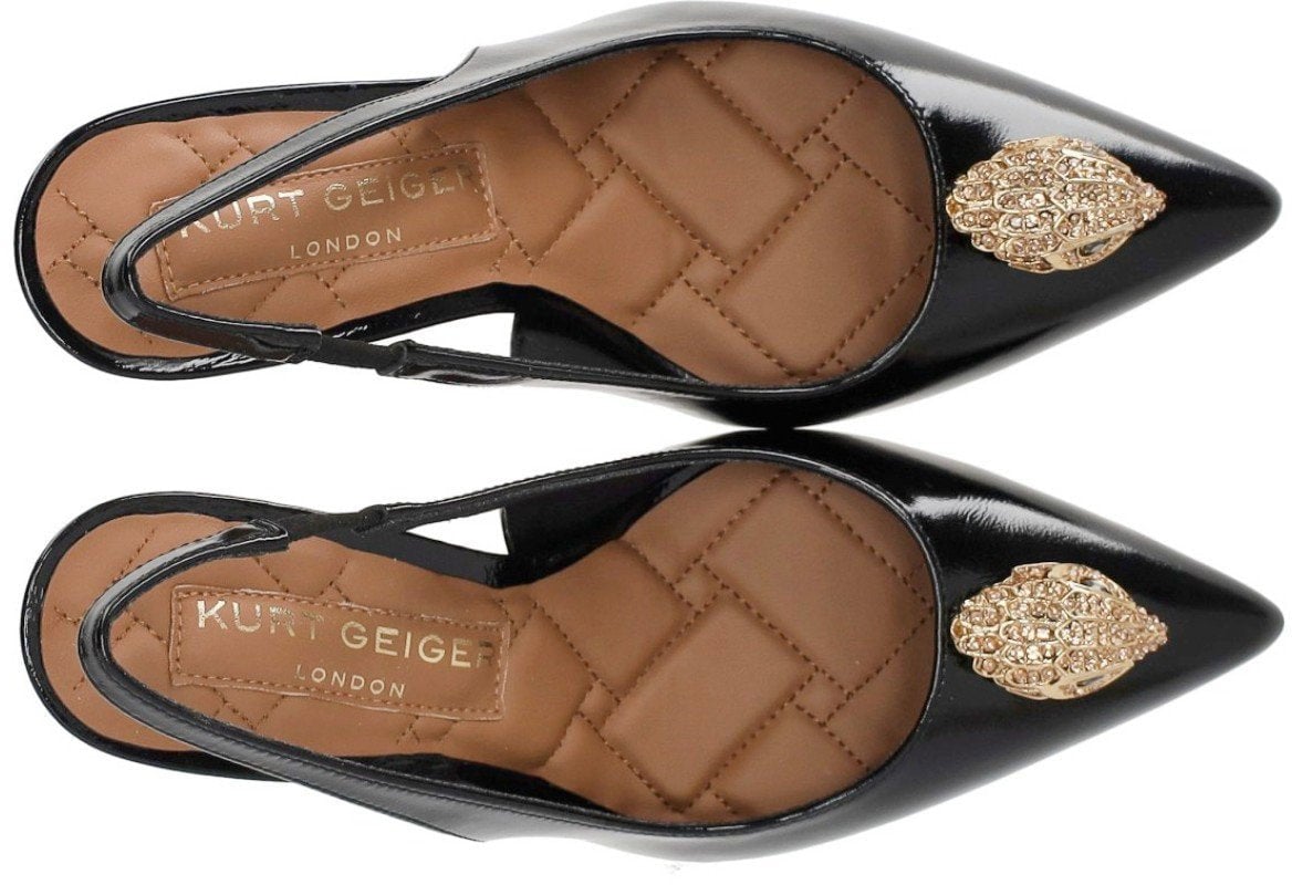 Kurt Geiger London KURT GEIGER BELGRAVIA SLINGBACK PUMP Zwart