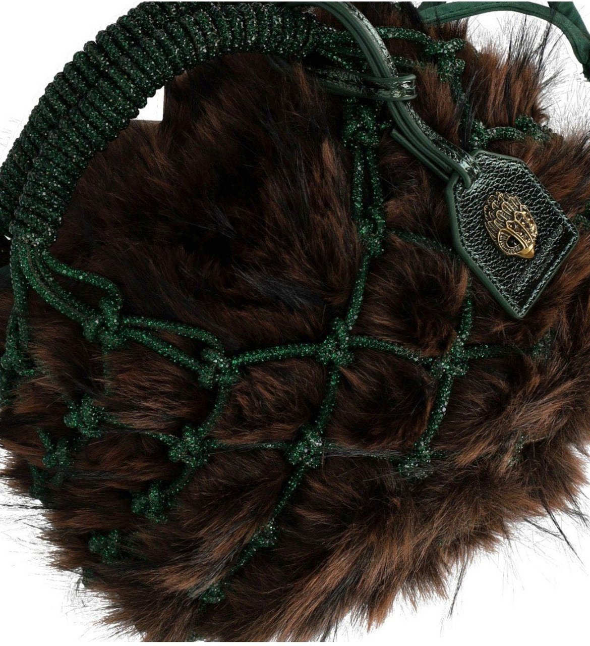 Kurt Geiger London KURT GEIGER MACRAME CRYSTAL HANDBAG Groen