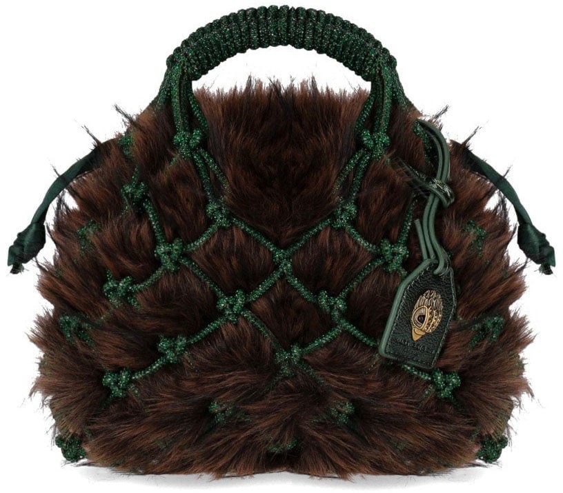 Kurt Geiger London KURT GEIGER MACRAME CRYSTAL HANDBAG Groen