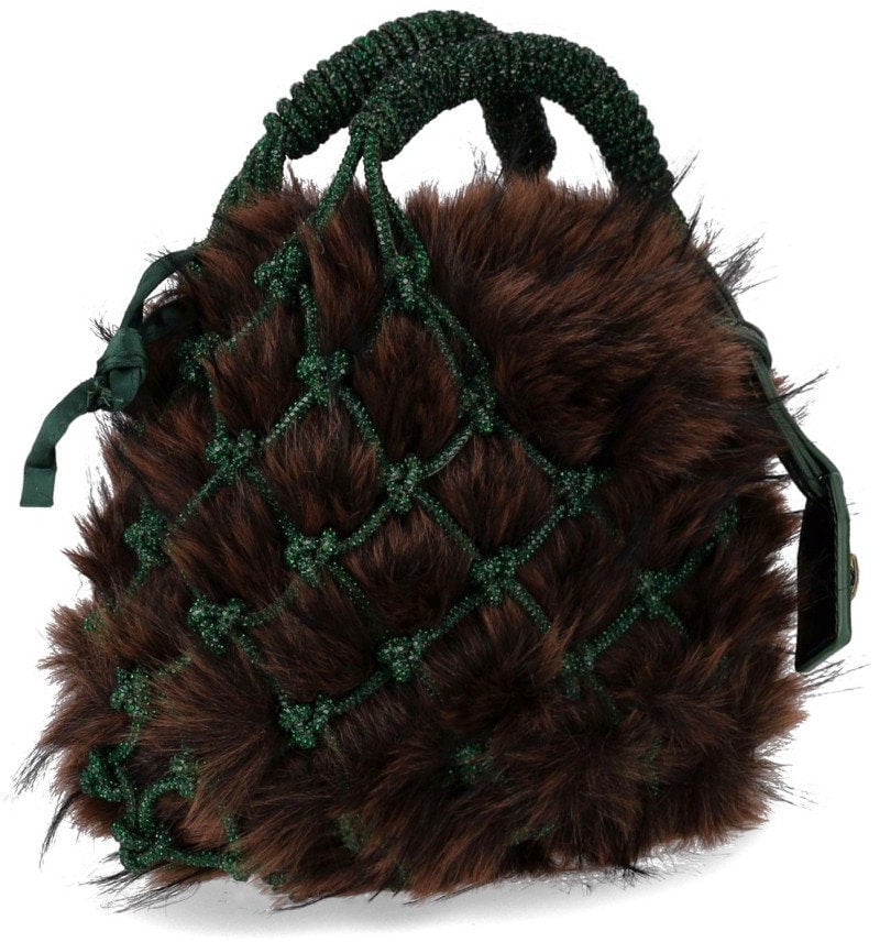 Kurt Geiger London KURT GEIGER MACRAME CRYSTAL HANDBAG Groen