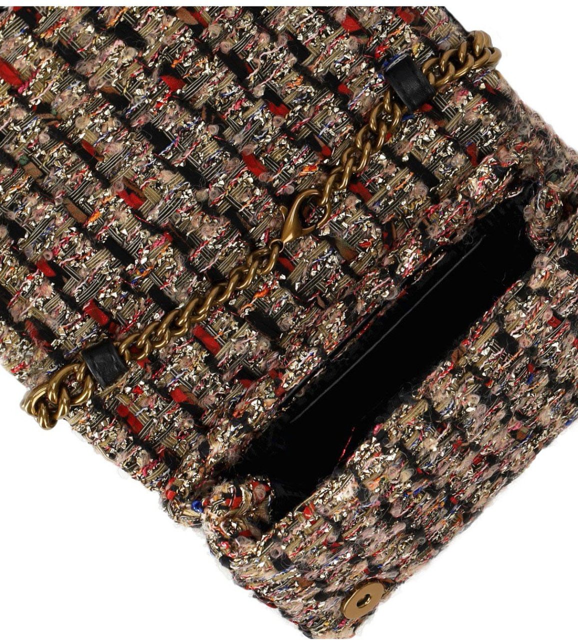 Kurt Geiger London KURT GEIGER MINI KENSINGTON MULTICOLORED CROSSBODY BAG Goud