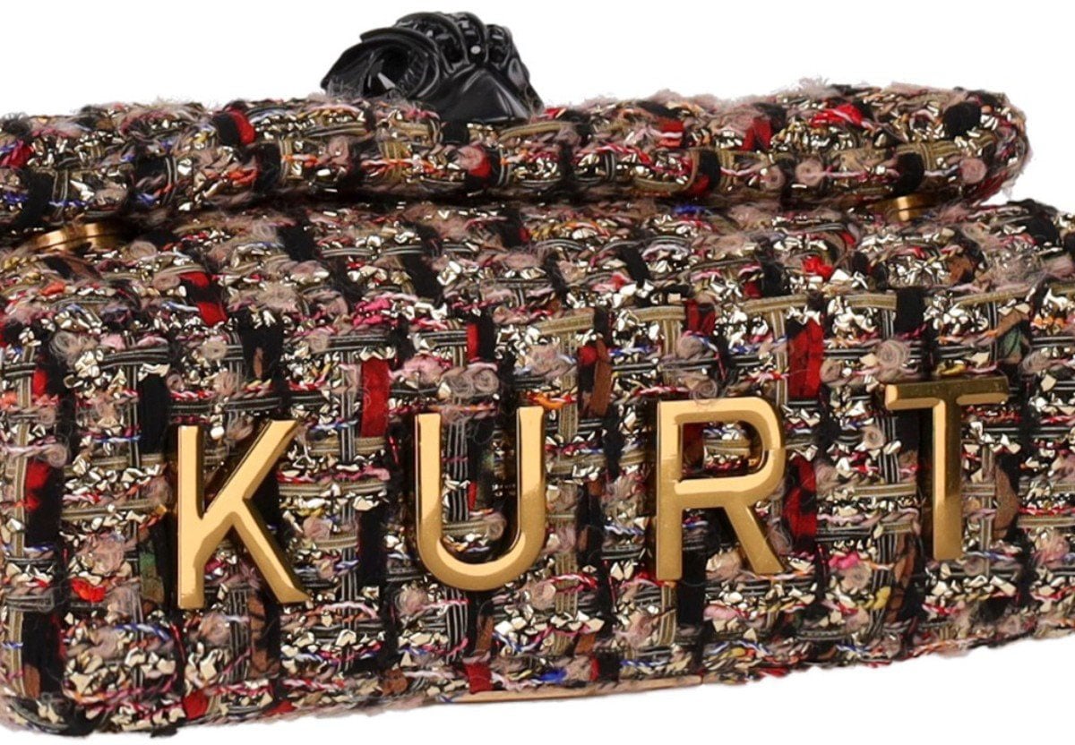 Kurt Geiger London KURT GEIGER MINI KENSINGTON MULTICOLORED CROSSBODY BAG Goud