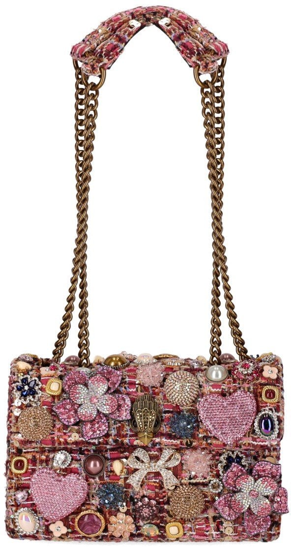 Kurt Geiger London KURT GEIGER KENSINGTON SHOULDER BAG Roze