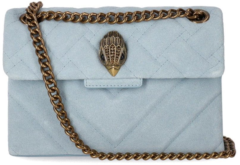 Kurt Geiger London KURT GEIGER KENSINGTON LIGHT BLUE CROSSBODY BAG Lichtblauw