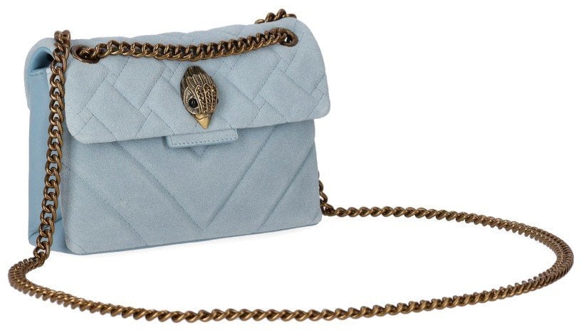 Kurt Geiger London KURT GEIGER KENSINGTON LIGHT BLUE CROSSBODY BAG Lichtblauw