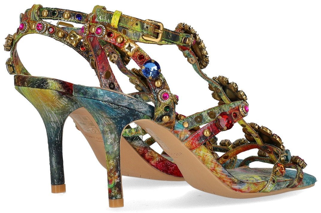 Kurt Geiger London KURT GEIGER GLADIATOR MULTICOLOR HEELED SANDAL Divers
