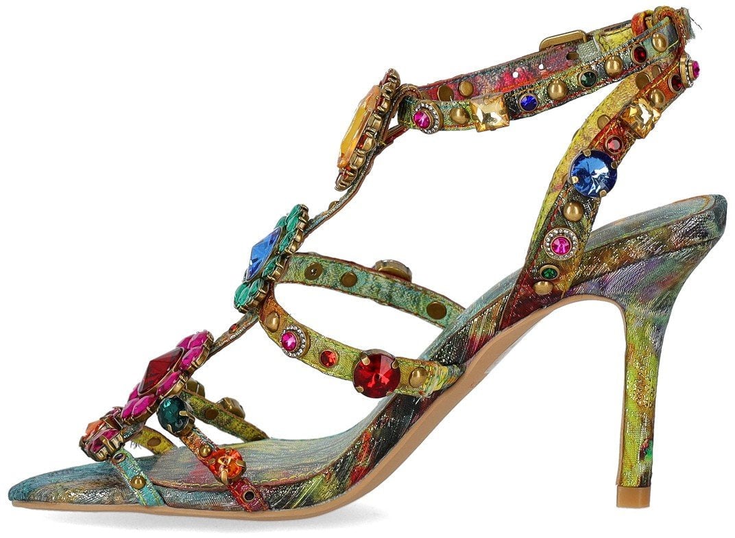 Kurt Geiger London KURT GEIGER GLADIATOR MULTICOLOR HEELED SANDAL Divers