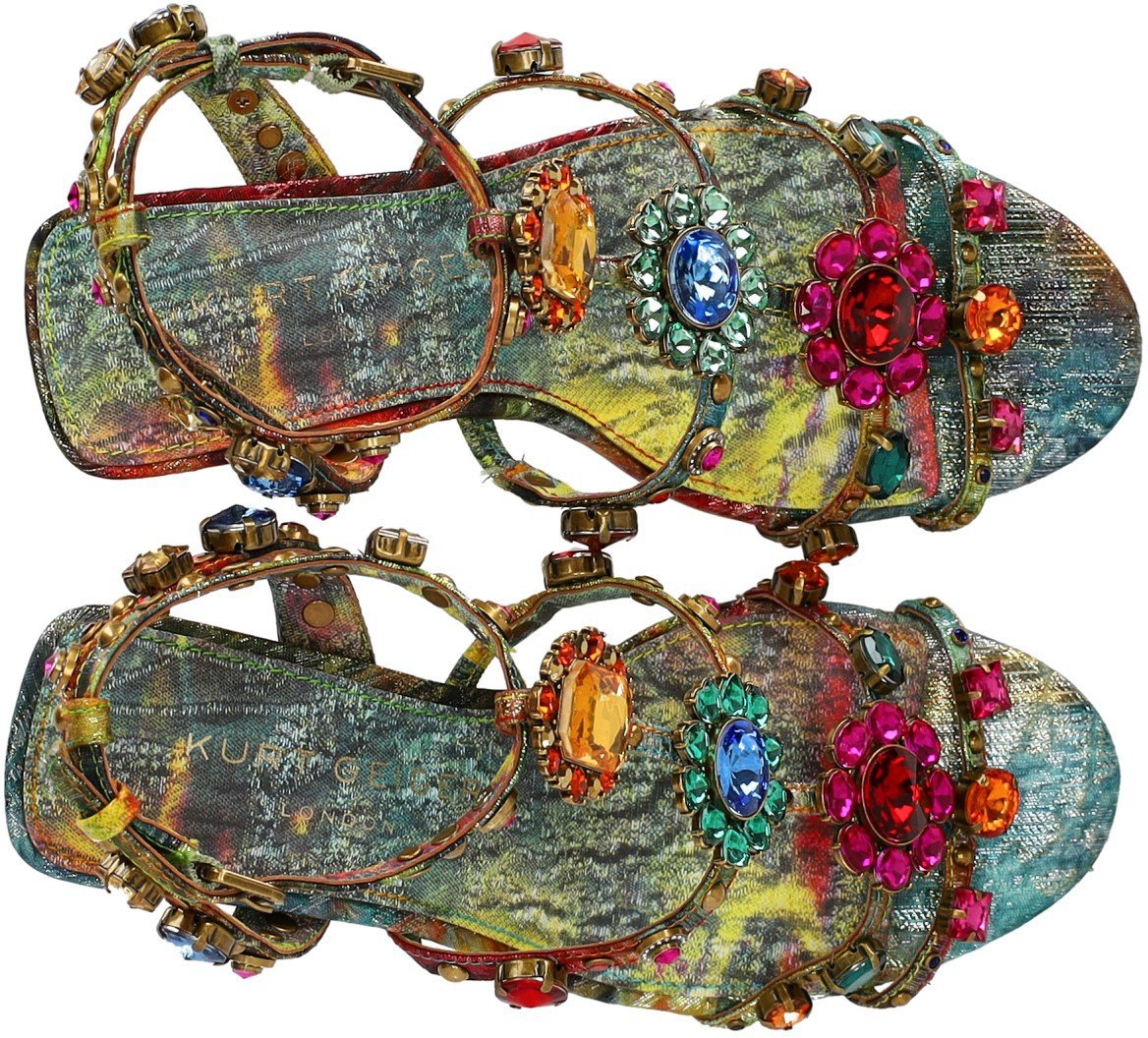 Kurt Geiger London KURT GEIGER GLADIATOR MULTICOLOR HEELED SANDAL Divers