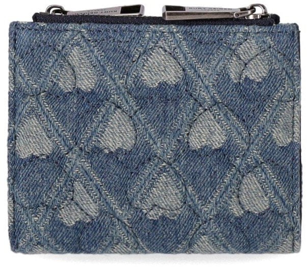 Kurt Geiger London KURT GEIGER KENSINGTON DENIM SMALL BLAUW WALLET Blauw