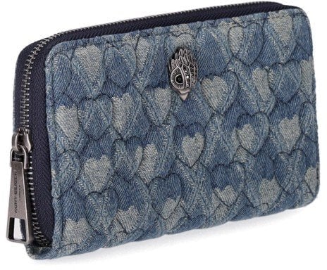 Kurt Geiger London KURT GEIGER KENSINGTON DENIM WALLET Blauw