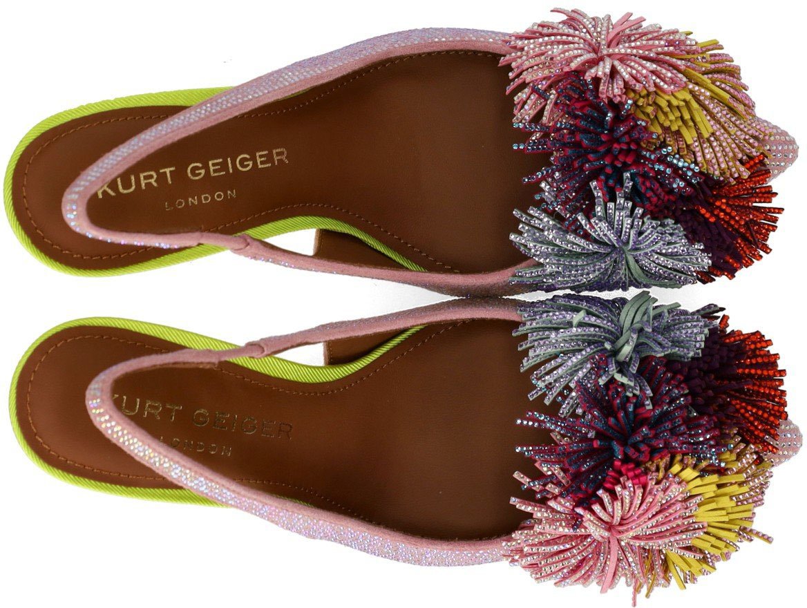 Kurt Geiger London KURT GEIGER POM POM SLINGBACK PUMP Roze