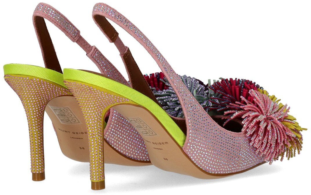 Kurt Geiger London KURT GEIGER POM POM SLINGBACK PUMP Roze