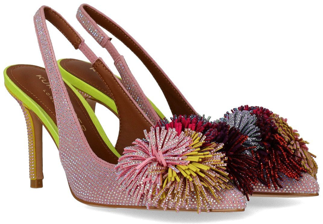 Kurt Geiger London KURT GEIGER POM POM SLINGBACK PUMP Roze