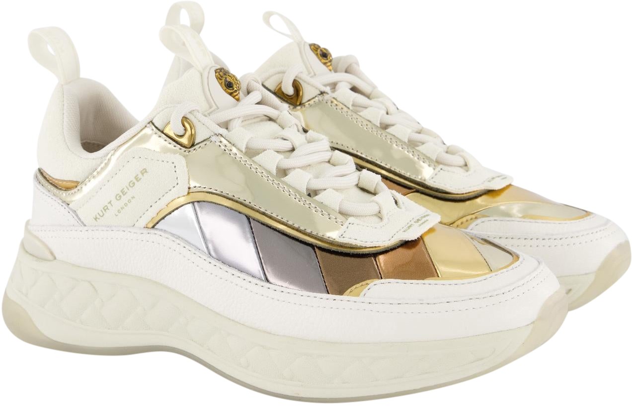 Kurt Geiger London Dames Kensington Sneaker Metallic