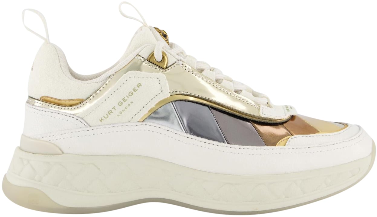 Kurt Geiger London Dames Kensington Sneaker Metallic