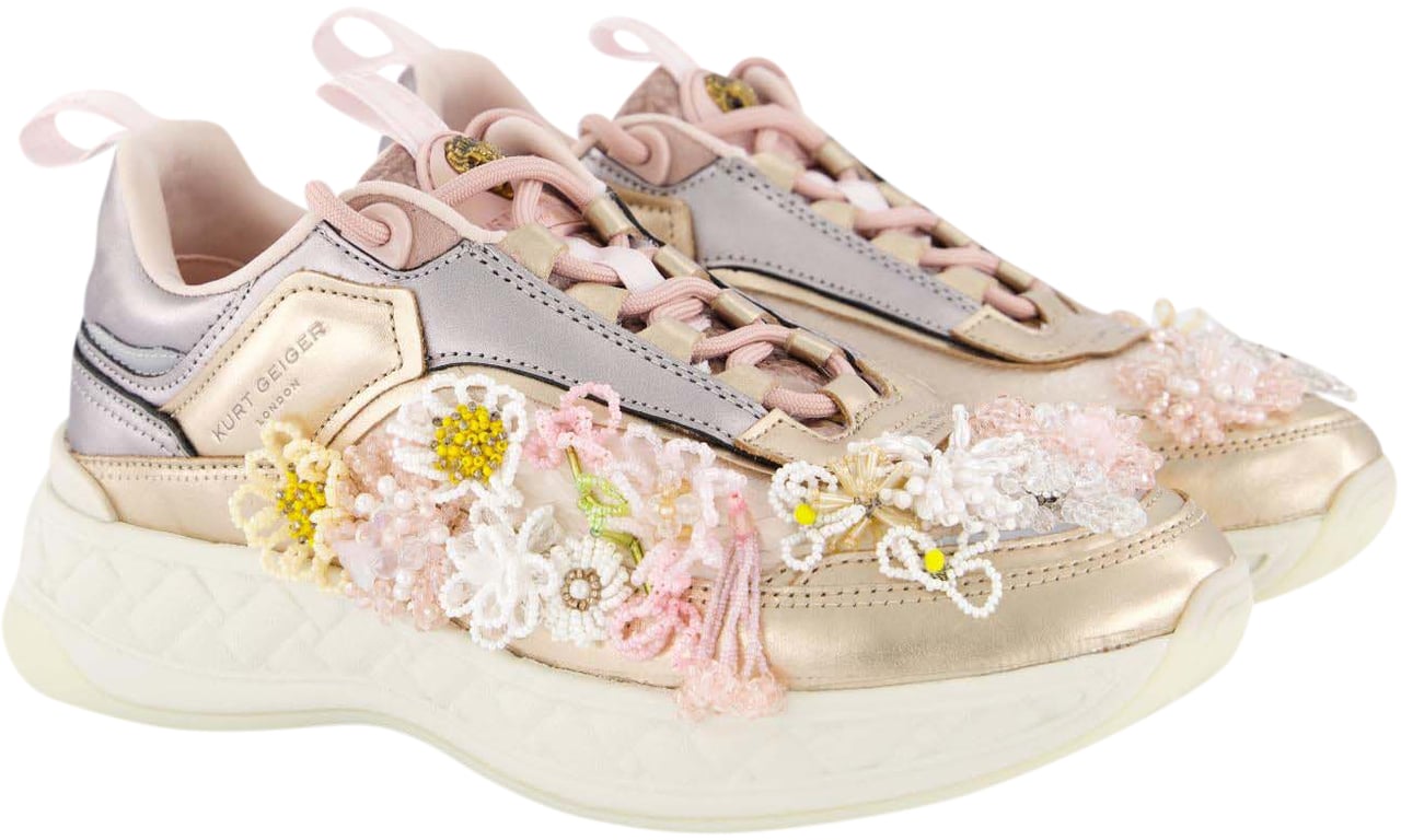 Kurt Geiger London Dames Kensington Sneaker Metallic Metallic
