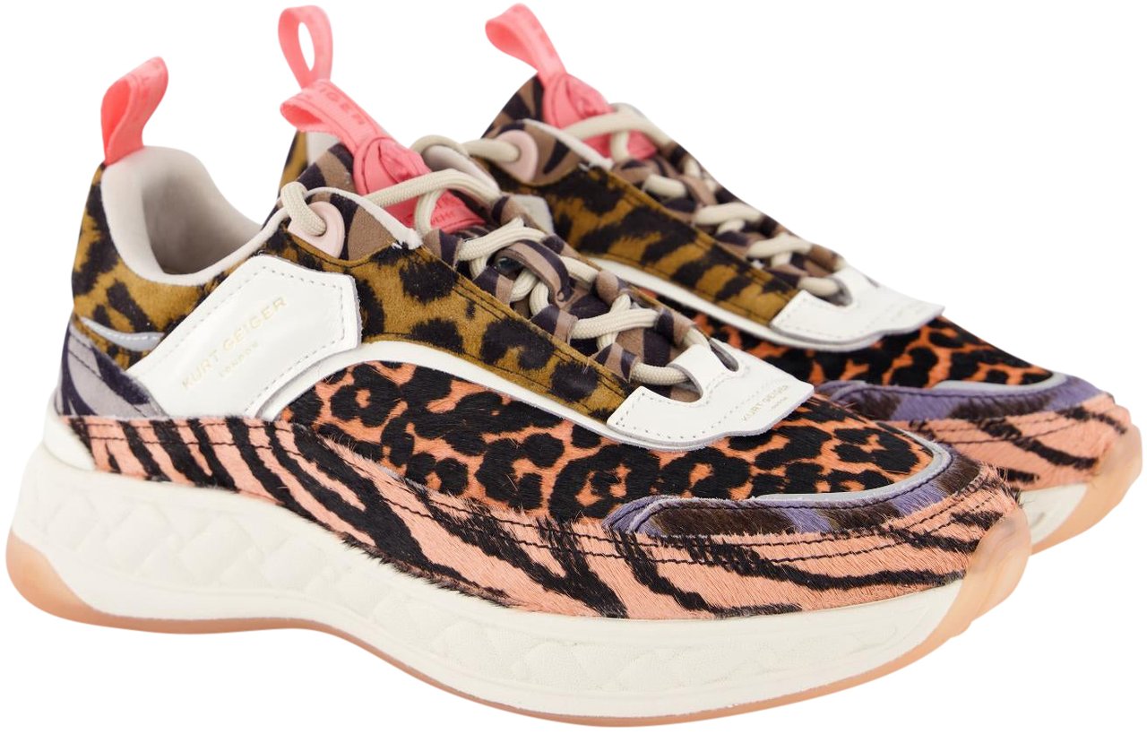 Kurt Geiger London Dames Kensington Sneaker Roze Roze