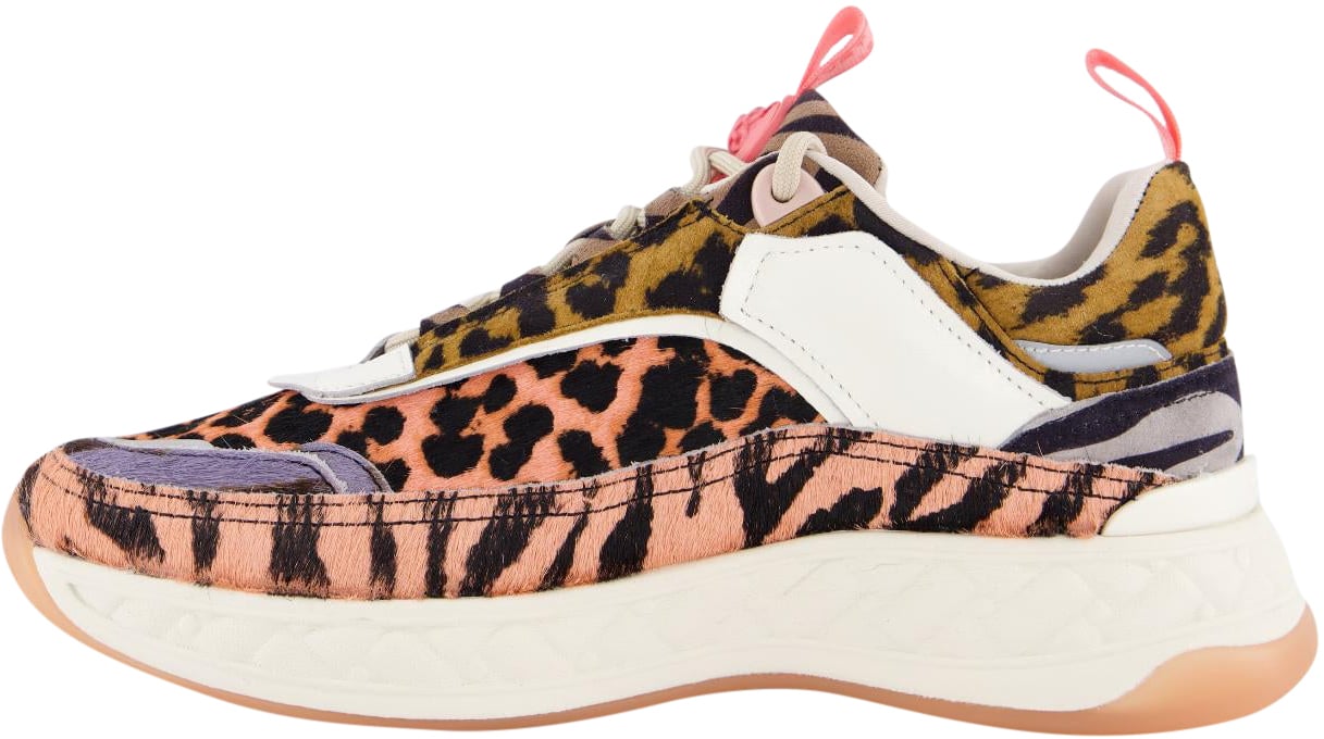 Kurt Geiger London Dames Kensington Sneaker Roze Roze