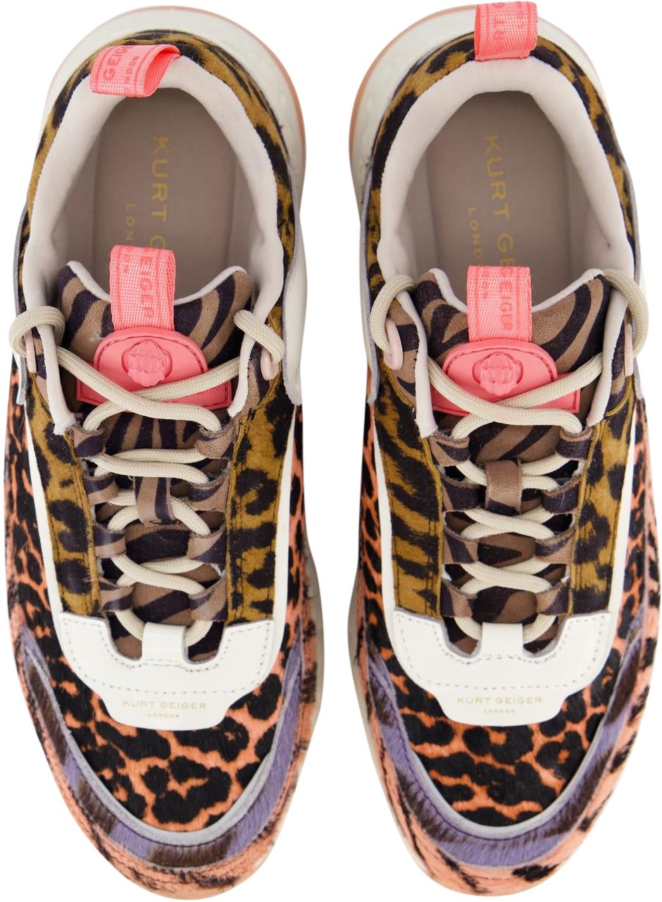 Kurt Geiger London Dames Kensington Sneaker Roze Roze