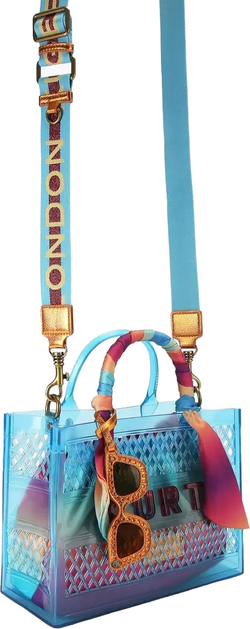 Kurt Geiger London Dames Smal Jelly Tote Bag Blauw
