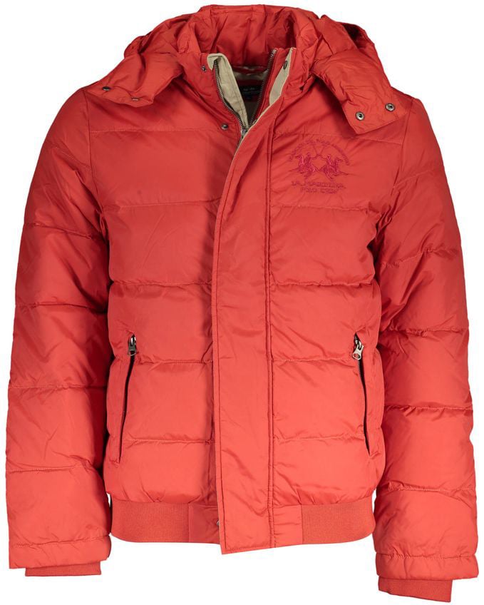 La Martina La Martina Orange Polyamide Men's Jacket Oranje