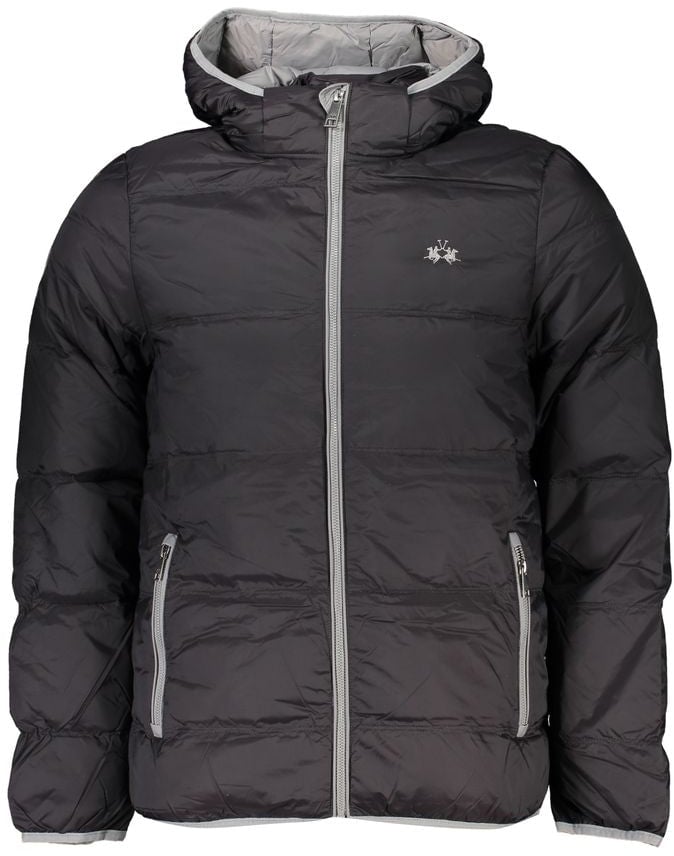 La Martina La Martina Black Polyamide Men Jacket Zwart