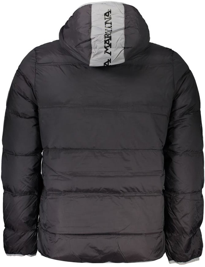 La Martina La Martina Black Polyamide Men Jacket Zwart