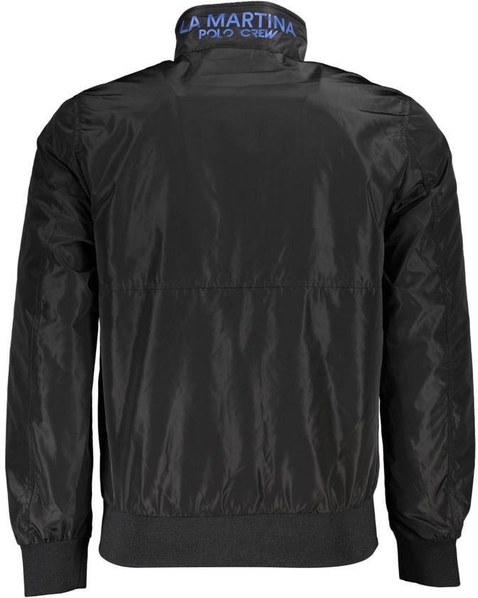 La Martina La Martina Nero Polyester Men Jacket Zwart
