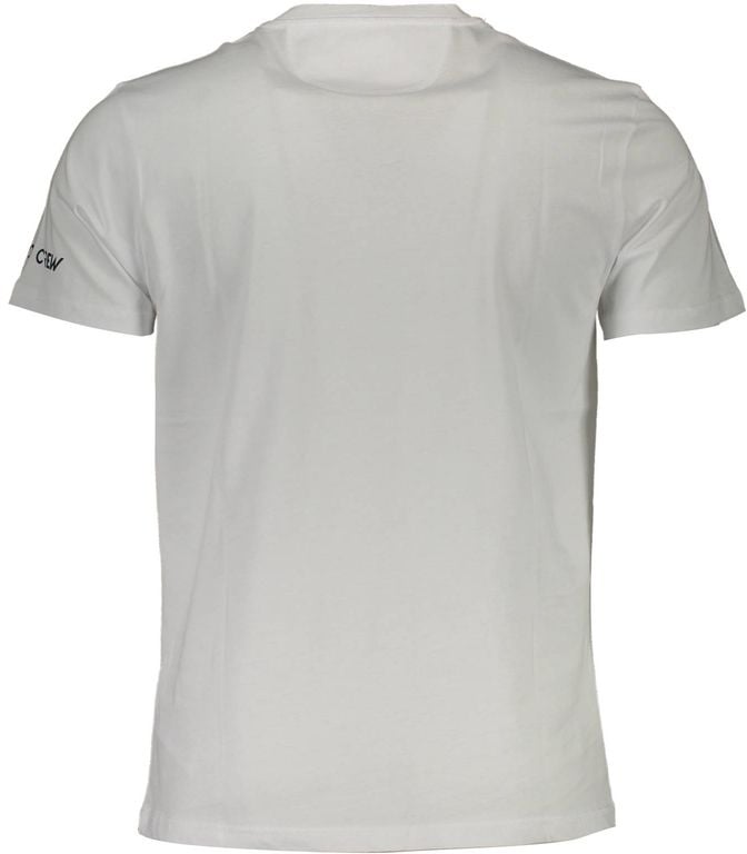 La Martina White Cotton Men's T-Shirt Wit