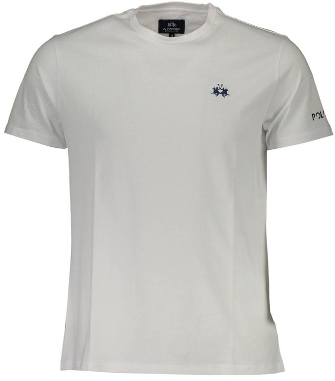 La Martina White Cotton Men's T-Shirt Wit