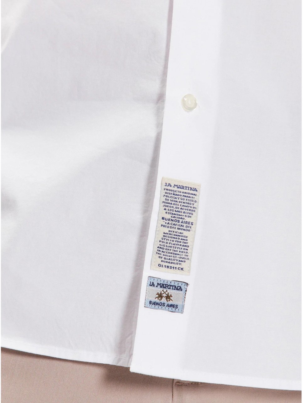 La Martina La Martina Shirts White Man Dierenprint