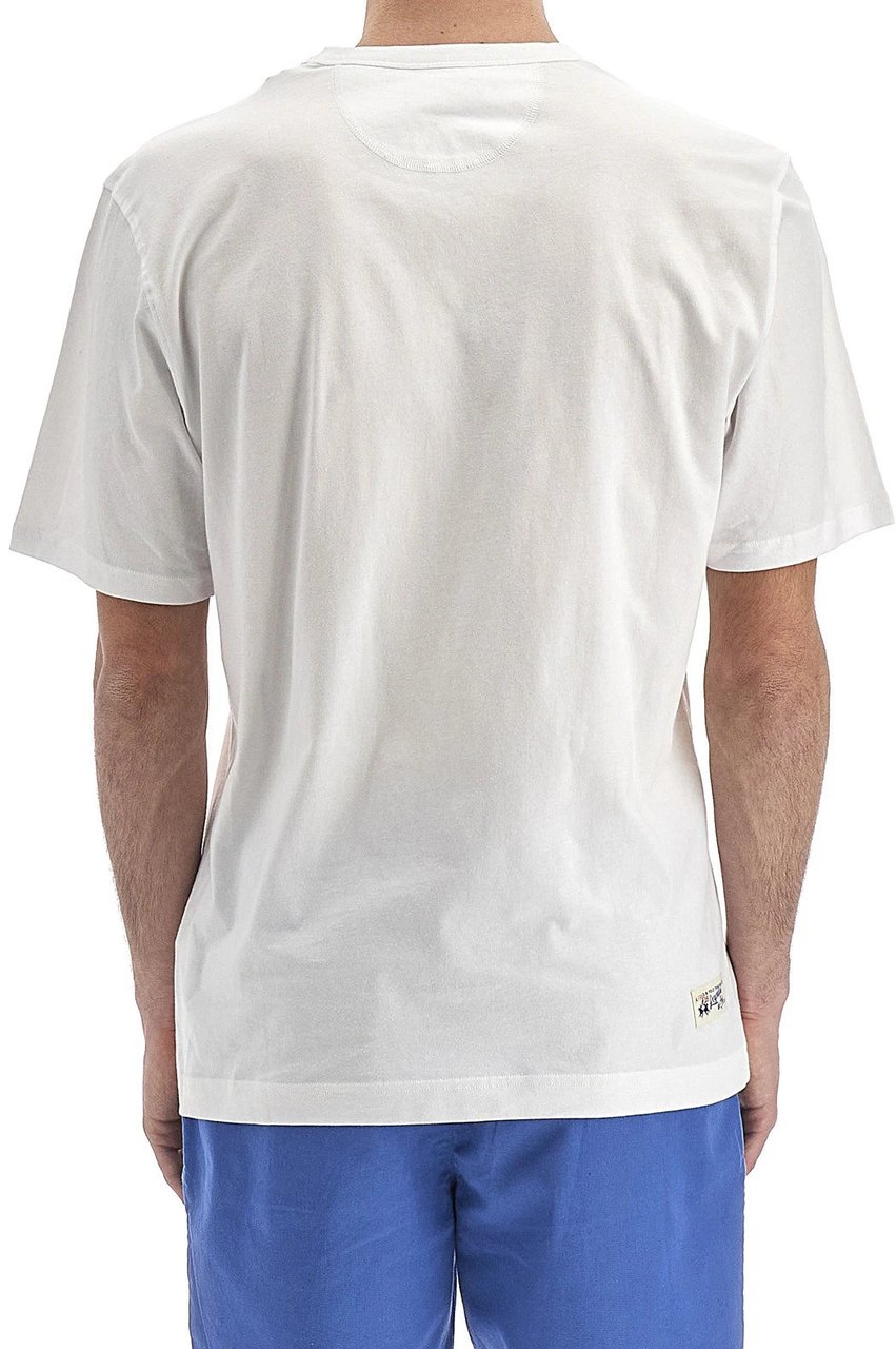 La Martina La Martina T-shirt & Top White Man Dierenprint