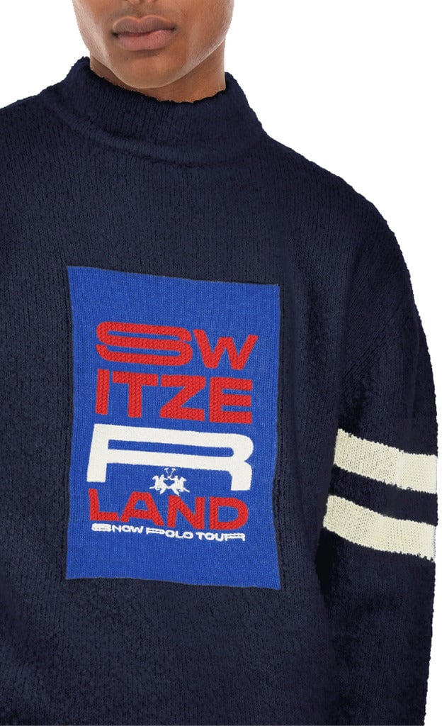 La Martina la martina - Sweaters - wms307-yw116-blu Blauw