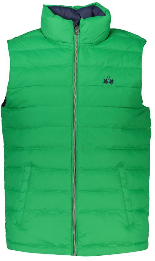 La Martina Green Polyamide Jacket Groen