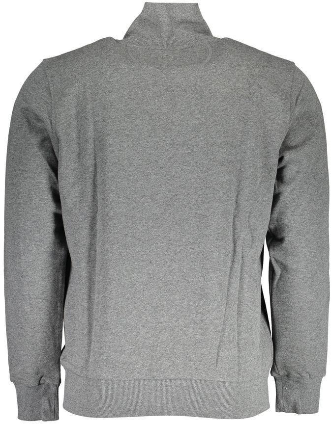 La Martina Grigio Cotton Mens Sweatshirt Grijs