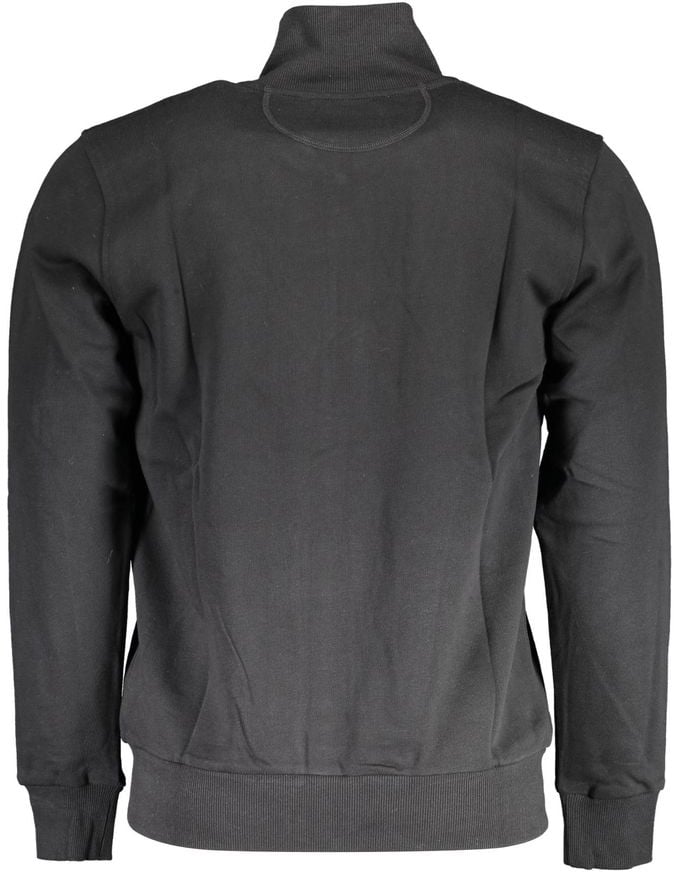 La Martina Black Cotton Men's Sweatshirt Zwart