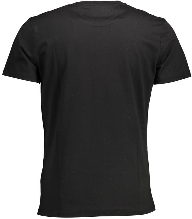 La Martina Black Cotton Men's T-Shirt Zwart