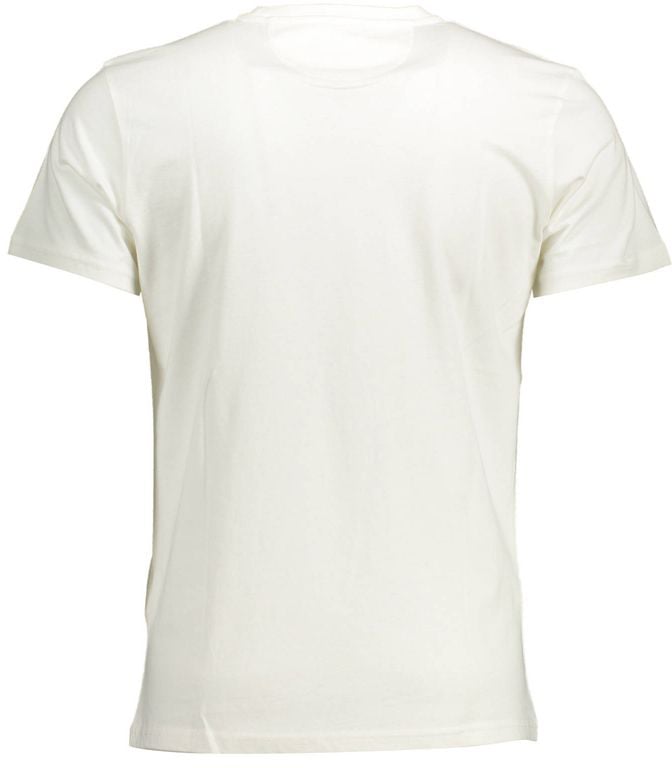 La Martina Bianco Cotton Men T-Shirt Wit