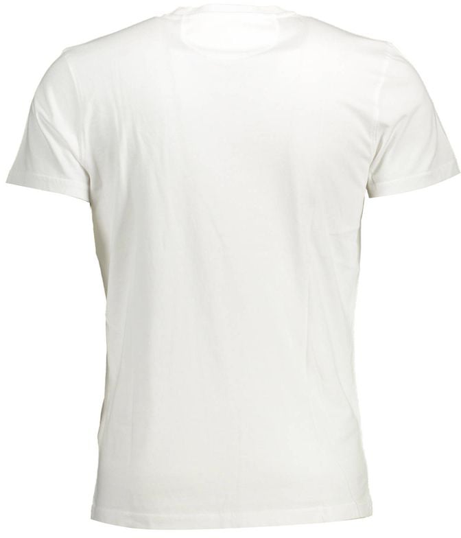 La Martina Bianco Cotton Men T-Shirt Wit
