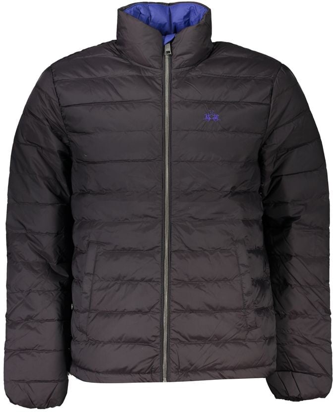 La Martina Nero Poliammide Mens Jacket Zwart