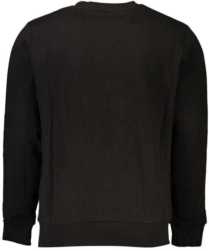 La Martina La Martina Black Cotton Men Sweater Zwart