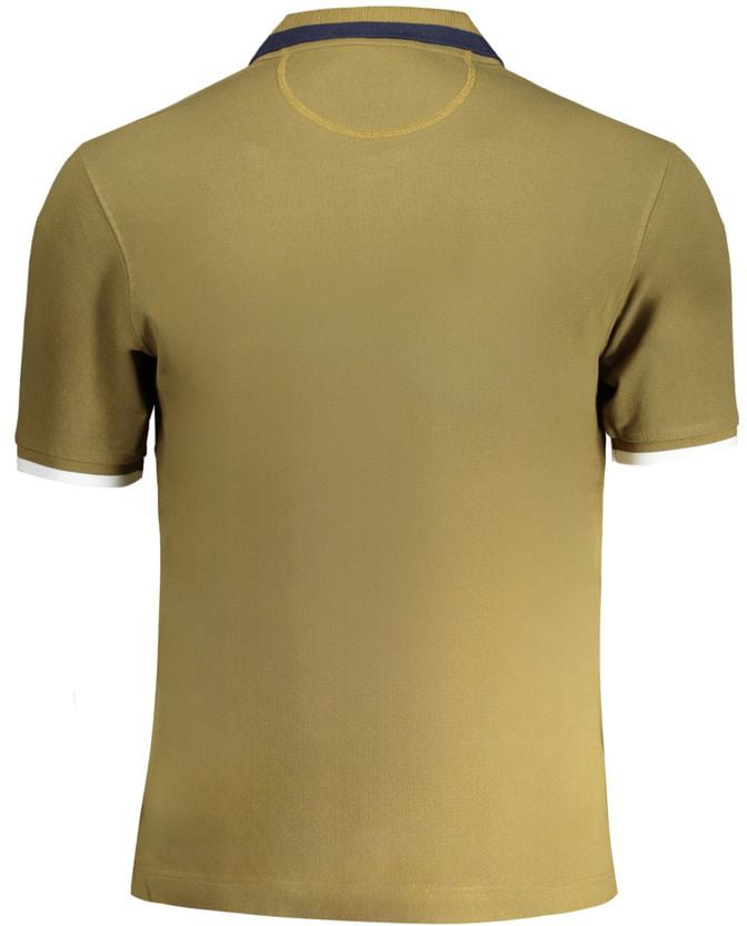 La Martina Verde Cotton Men Polo Shirt Groen