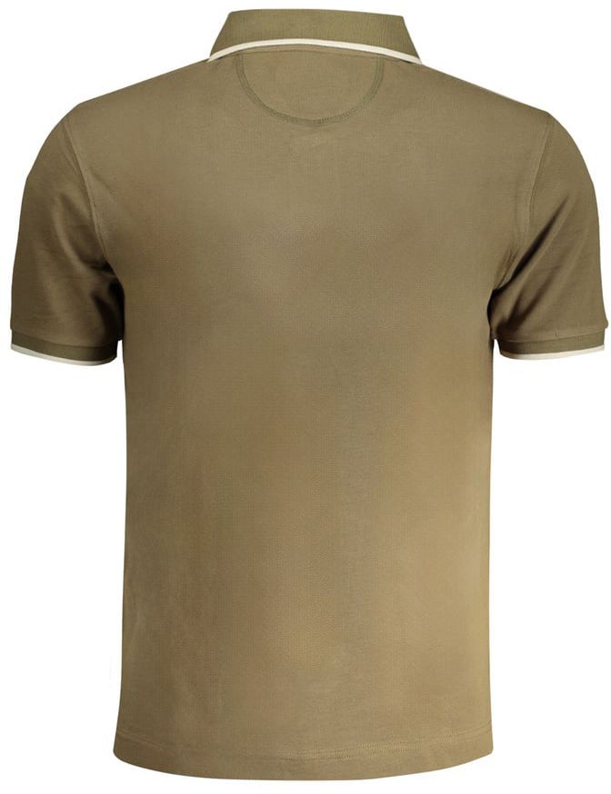 La Martina Verde Cotton Men Polo Shirt Groen