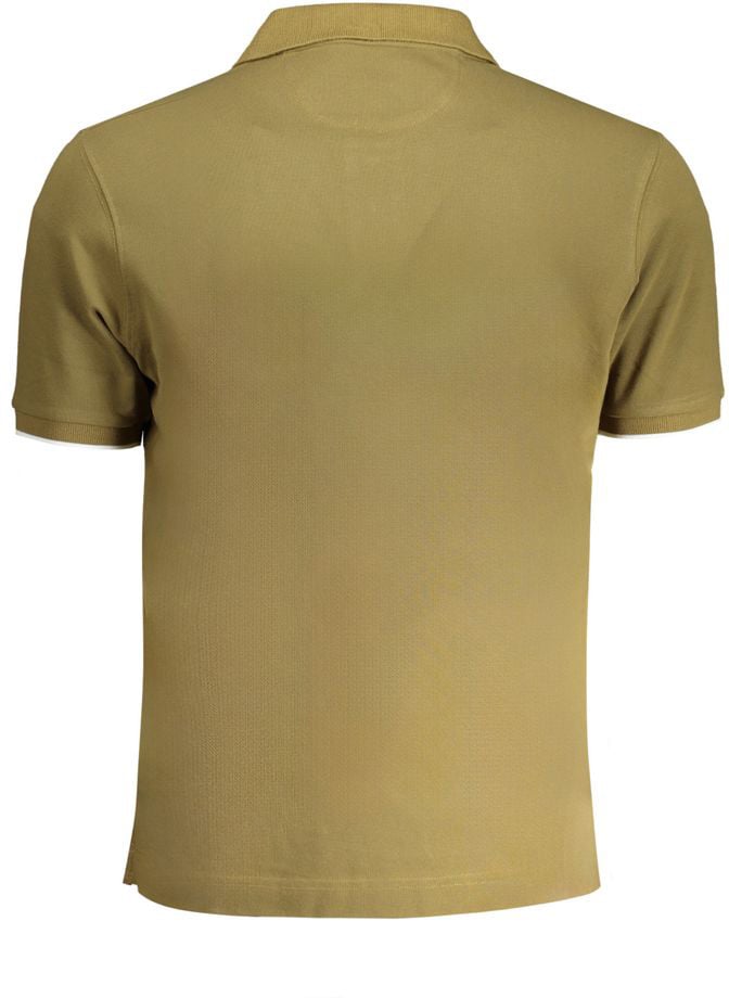 La Martina Verde Cotton Men Polo Groen
