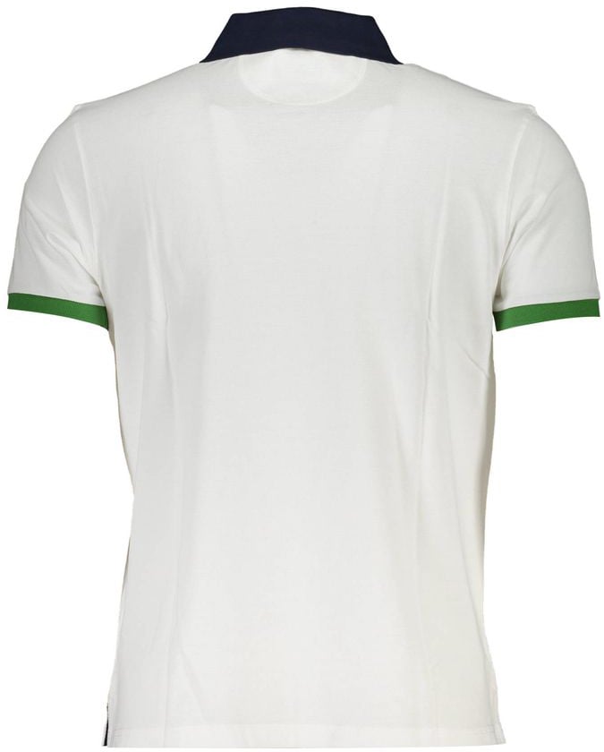 La Martina Bianco Cotton Men Polo Wit