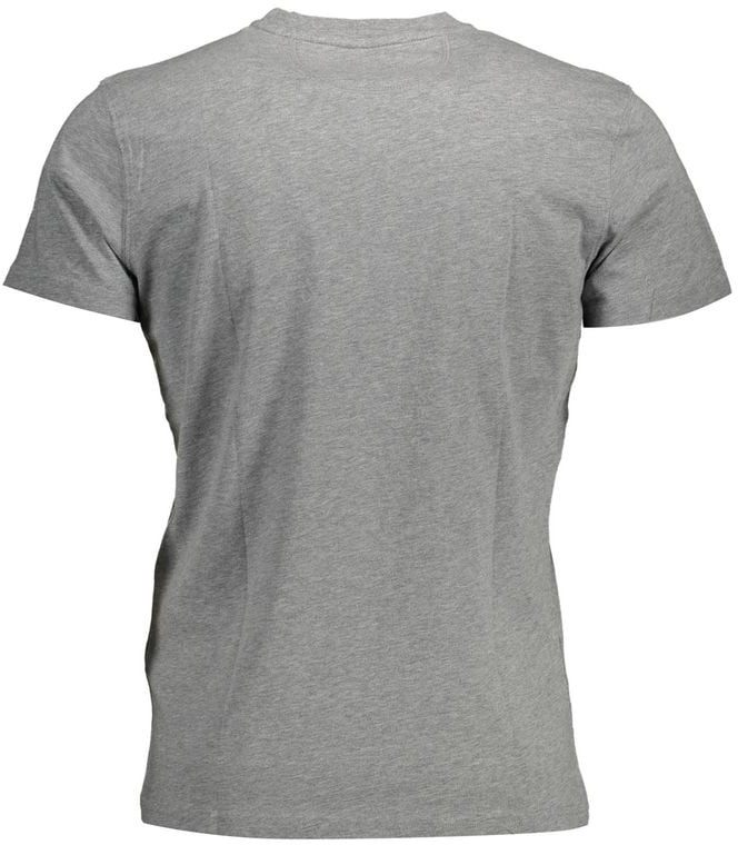 La Martina Grigio Cotton Men T-Shirt Grijs