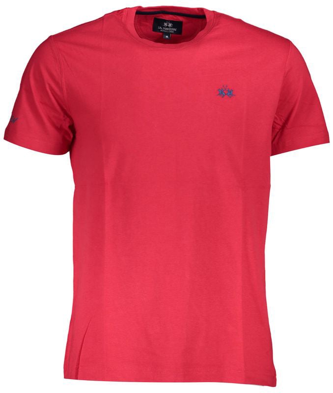 La Martina "Rosso Cotton Men's T-Shirt" Rood