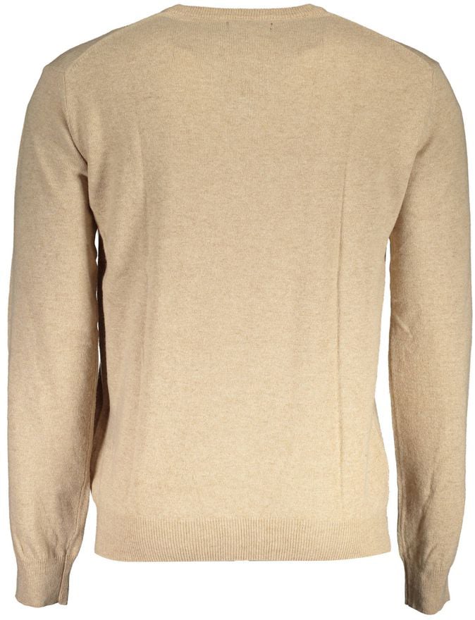 La Martina Beige Lyocell Men's Sweater Beige