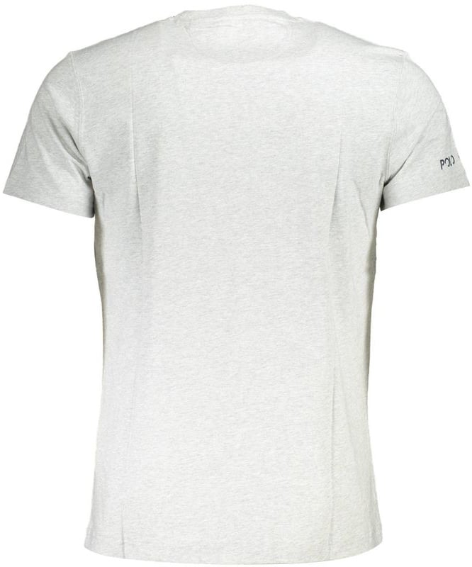 La Martina Grigio Cotton Men T-Shirt Grijs